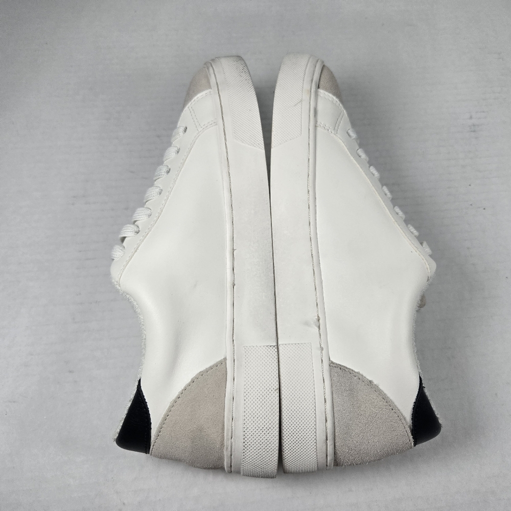 Steve Madden Rezume Silver Glitter Star Sneakers with Suede  Size Women's 7 - Picture 6 of 11